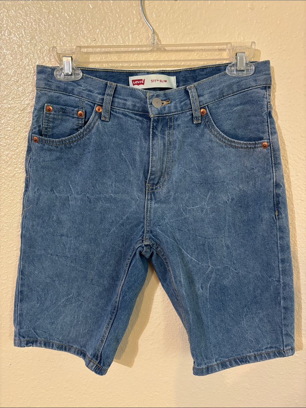 Levi's Men’s Blue Denim Jean Shorts - Classic Five-Pocket